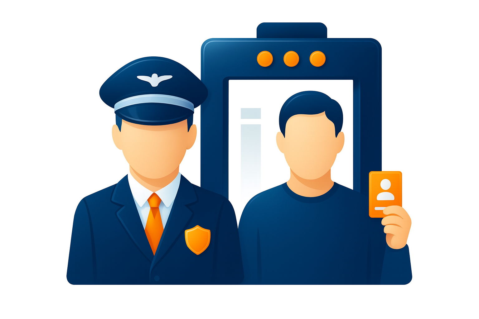 Mitarbeiter im Empfangs- und Pförtnerdienst